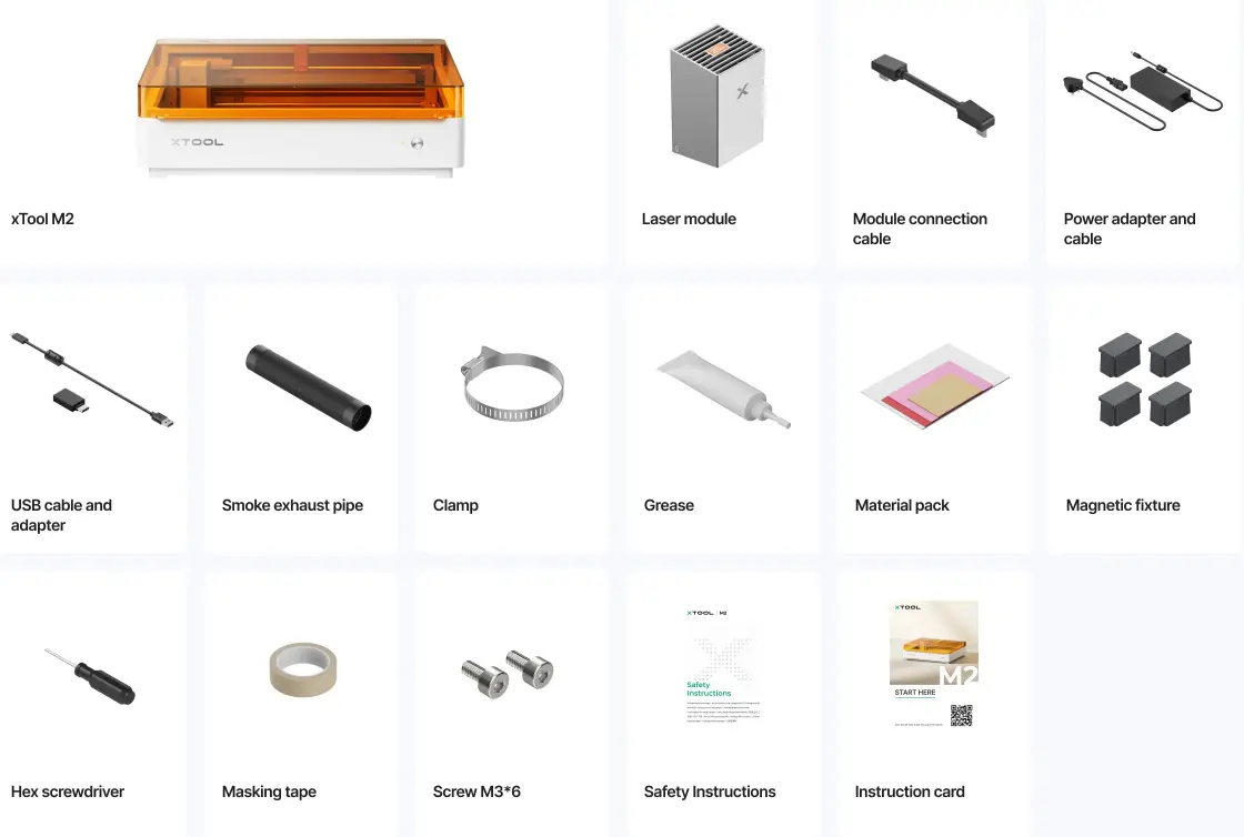 M2 Color Print & Cut Bundle inkludert