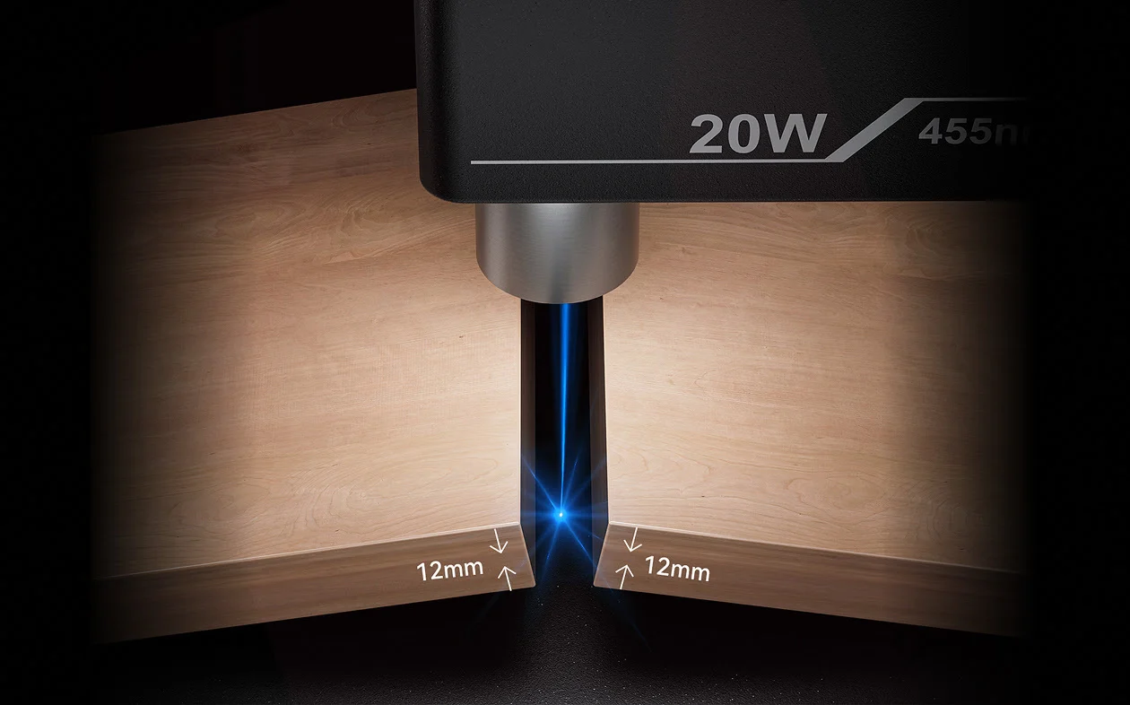 AtomStack Fusion med kraftig 20 W diode laser