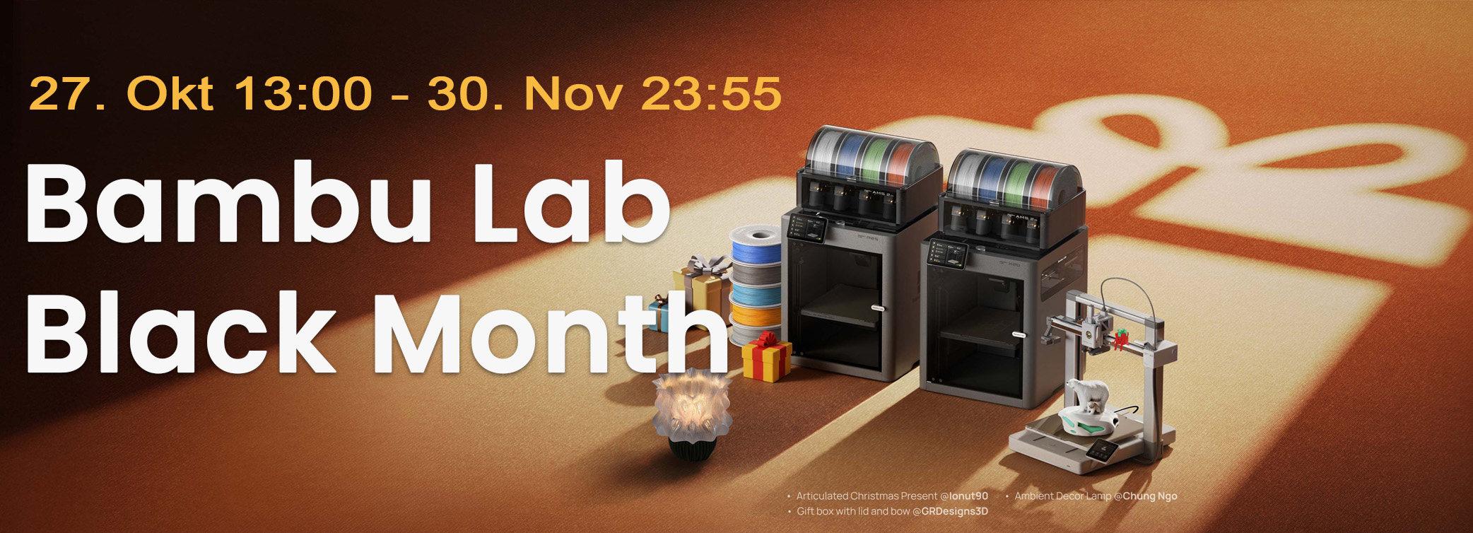 Bambu Lab Black Month