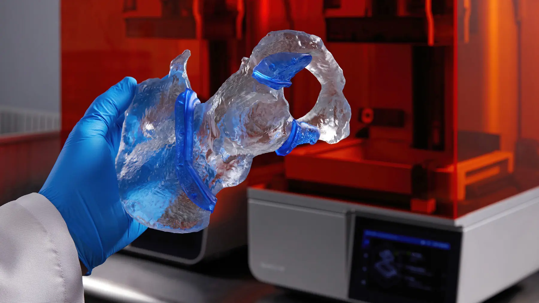 Medisinske deler printet i Formlabs BioMed Clear Resin