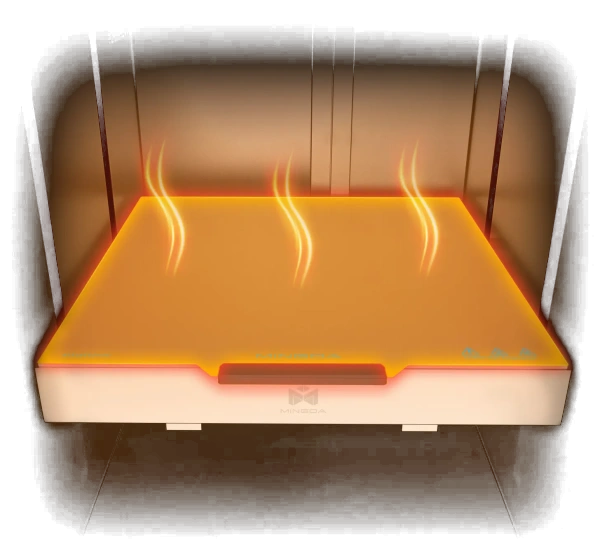 MINGDA MD-1000D Ultra 130°C heated bed