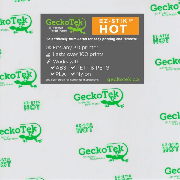 geckotek,gecko tek,skriveflate,pei,pei sheet,pei ark,3dprint overflate,prusa printplate,creality print plate